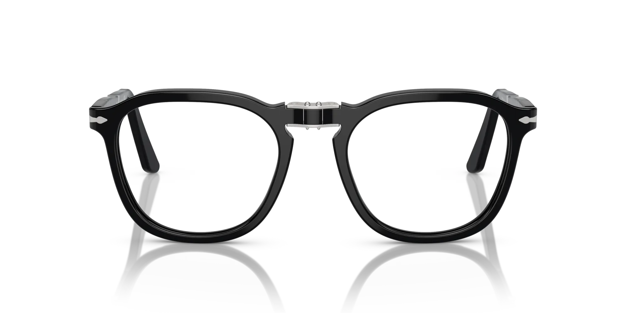 Persol PO3345V RENE' 95 Montature da vista Acetato Nero Trasparente Squadrata Normale - immagine 3