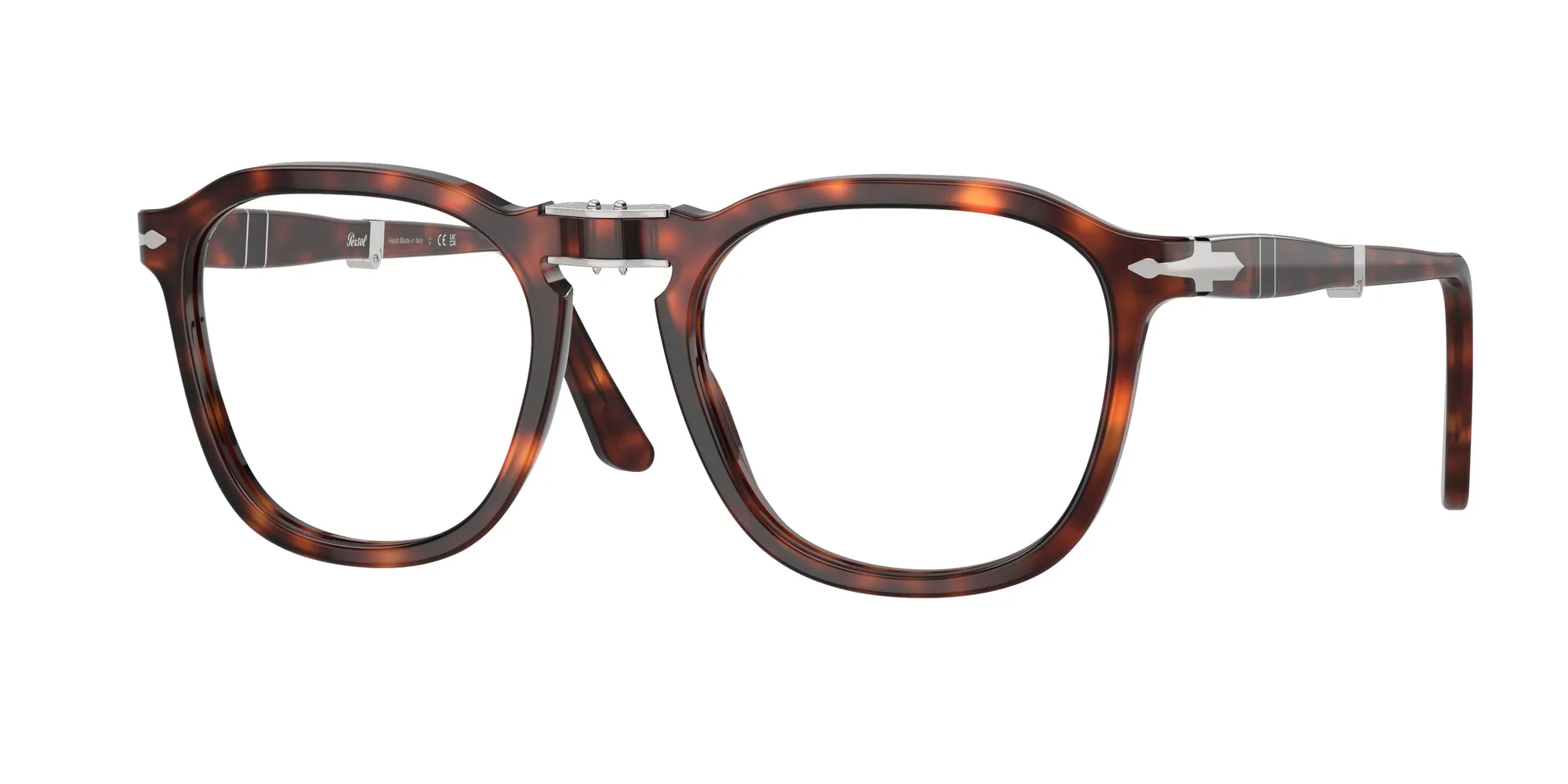 Persol PO3345V RENE' 24 Montature da vista Acetato Tartaruga Trasparente Squadrata Normale - immagine 1