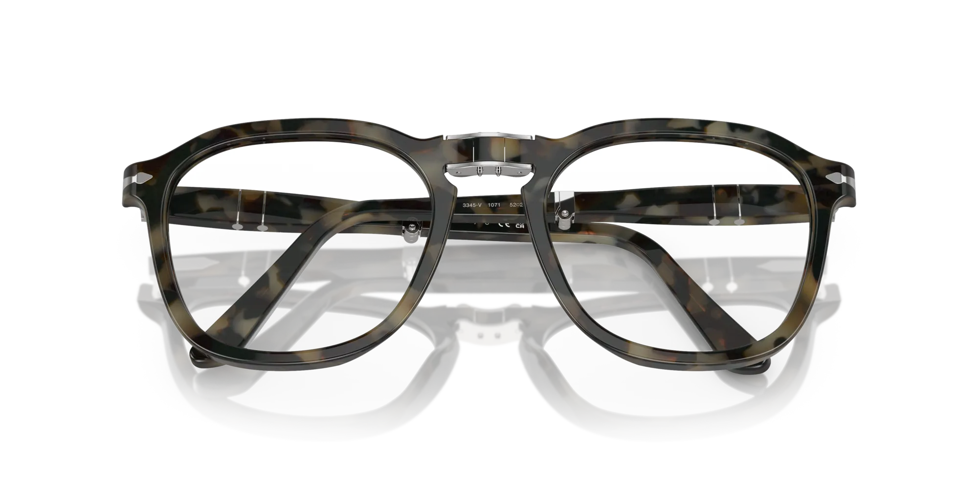 Persol PO3345V RENE' 1071 Montature da vista Acetato Tartaruga Trasparente Squadrata Normale - immagine 2