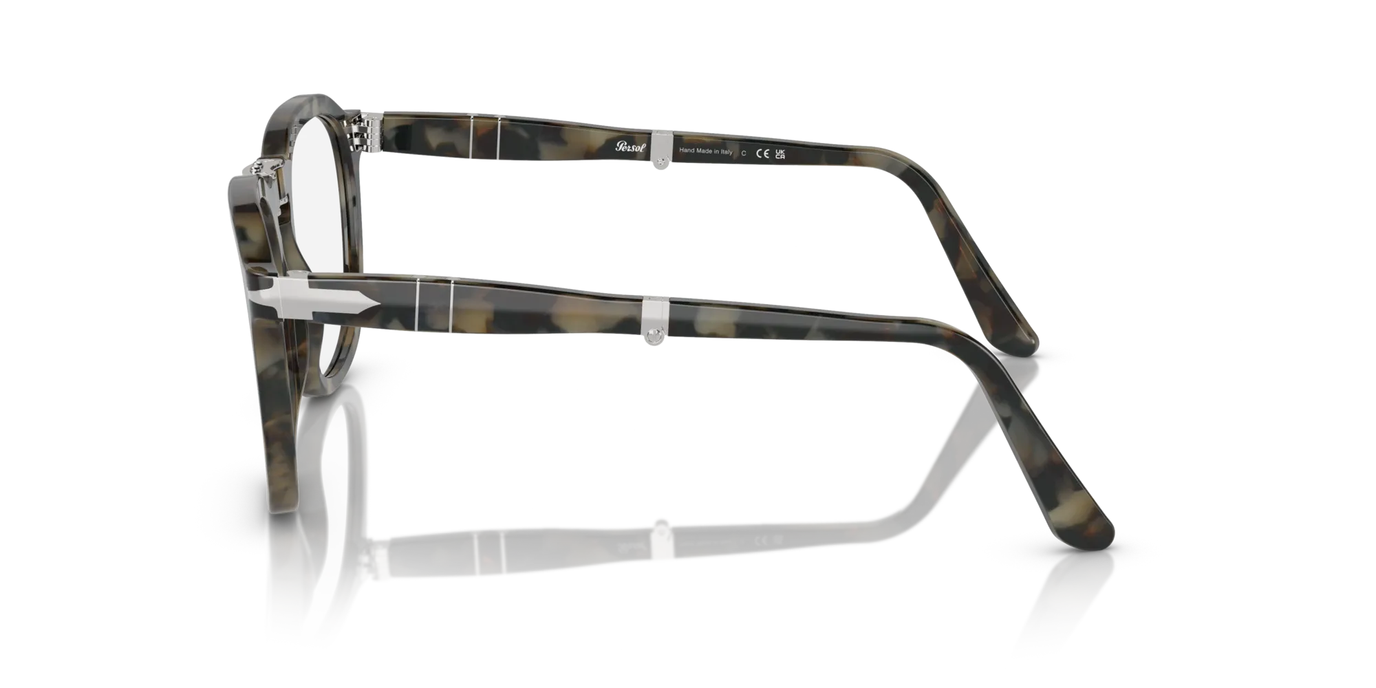 Persol PO3345V RENE' 1071 Montature da vista Acetato Tartaruga Trasparente Squadrata Normale - immagine 4