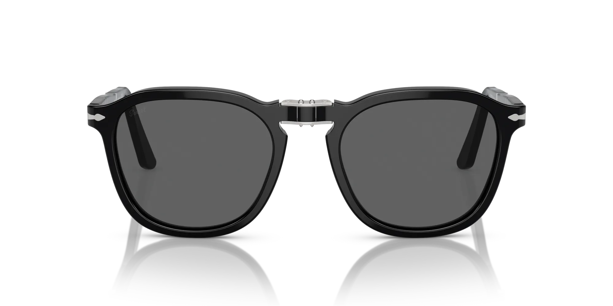 Persol PO3345S 95/B1 Occhiali da sole Acetato Nero Grigio Squadrata Normale - immagine 3