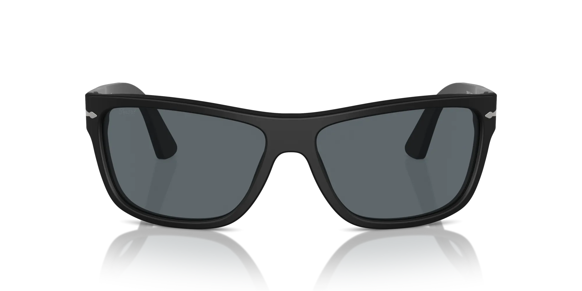 Persol PO3342S 900/R5 Occhiali da sole Acetato Nero Blu Squadrata Normale Antiriflesso - immagine 3
