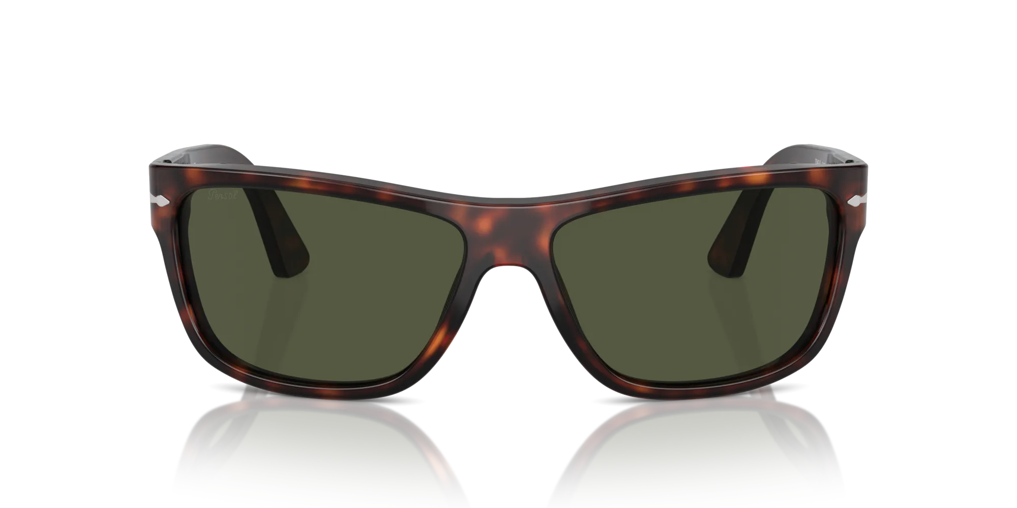 Persol PO3342S 24/31 Occhiali da sole Acetato Tartaruga Verde Squadrata Normale - immagine 3