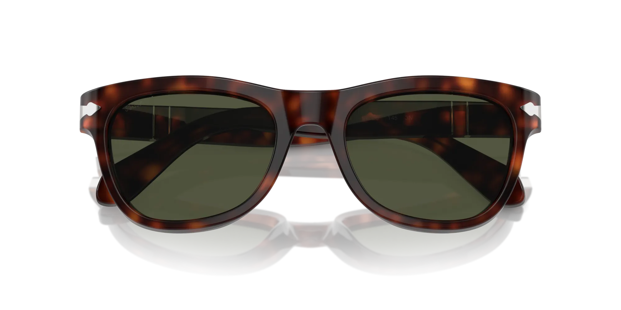 Persol PO0086S 24/31 Occhiali da sole Acetato Tartaruga Verde Pillow Normale - immagine 2