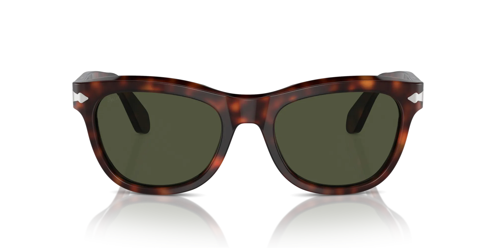 Persol PO0086S 24/31 Occhiali da sole Acetato Tartaruga Verde Pillow Normale - immagine 3