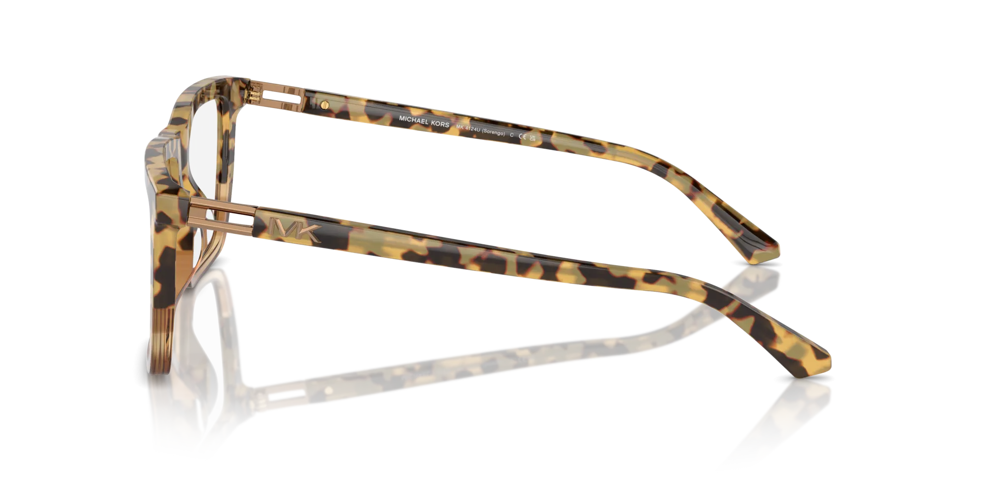 Michael Kors MK4124U SORENGO 3965 Montature da vista Acetato Marrone Squadrata Normale - immagine 4