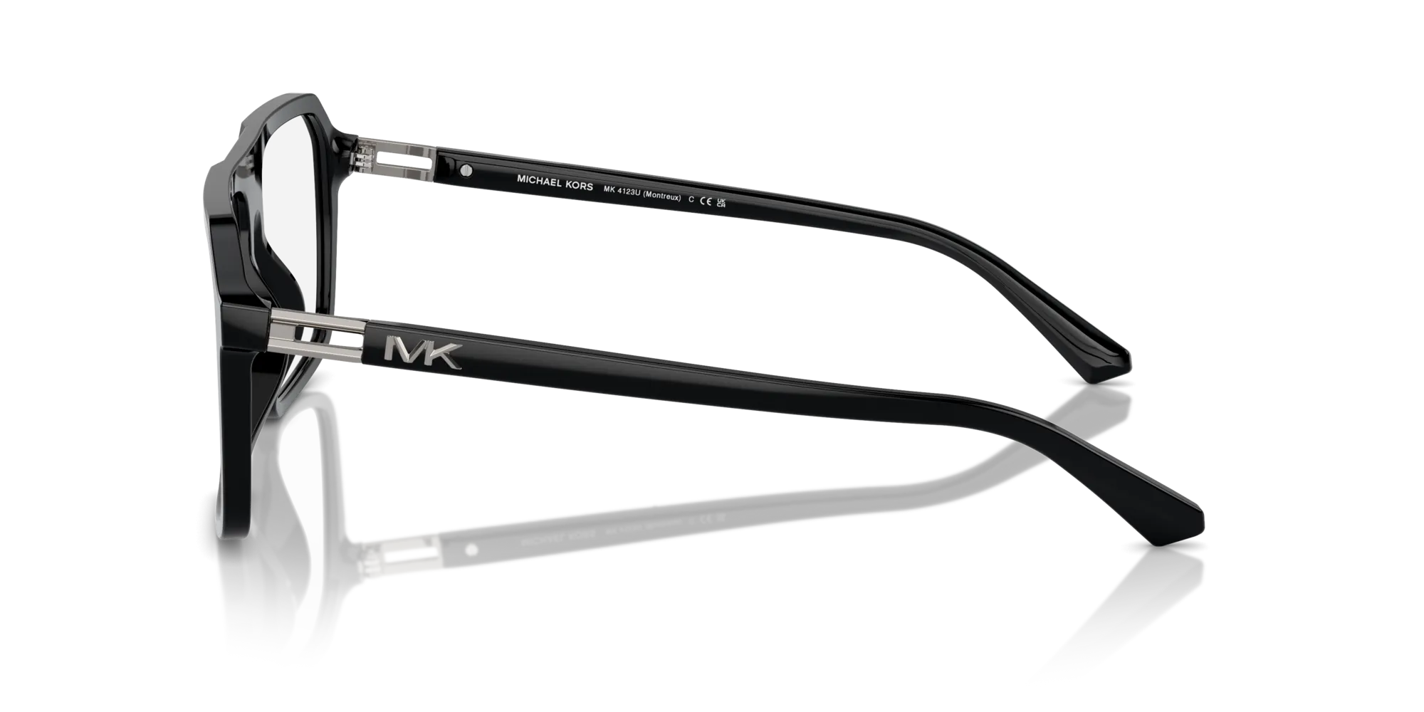 Michael Kors MK4123U MONTREUX 3005 Montature da vista Acetato Nero Squadrata Normale - immagine 4