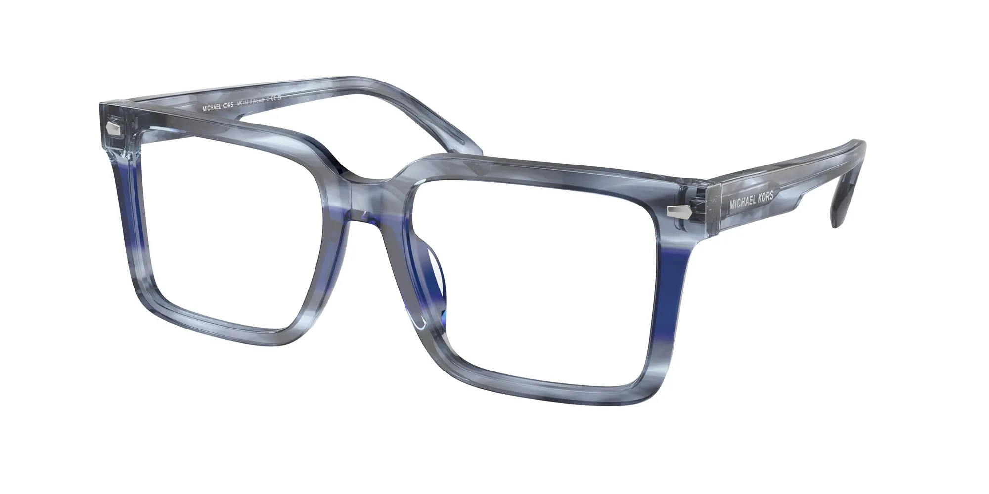 Michael Kors MK4121U MOSEL 3979 Montature da vista Acetato Blu Squadrata Normale - immagine 1