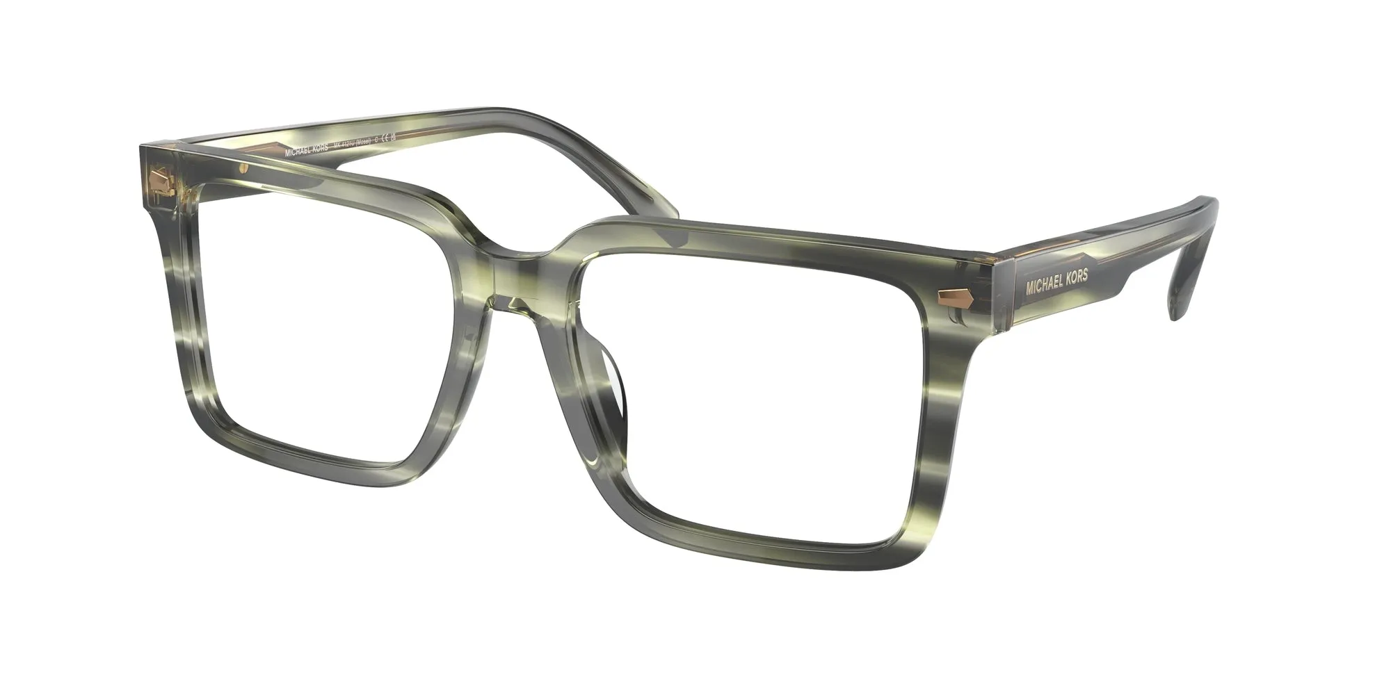 Michael Kors MK4121U MOSEL 3978 Montature da vista Acetato Verde Squadrata Normale - immagine 1