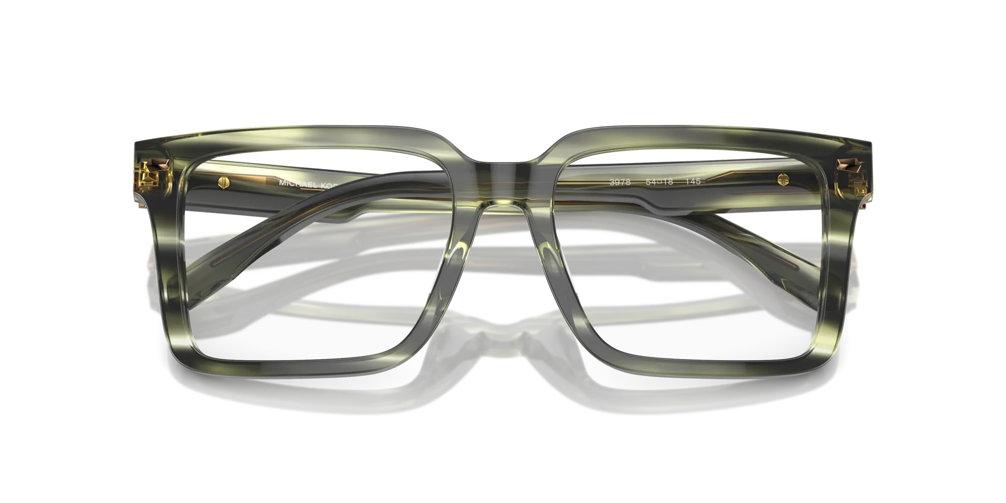 Michael Kors MK4121U MOSEL 3978 Montature da vista Acetato Verde Squadrata Normale - immagine 2