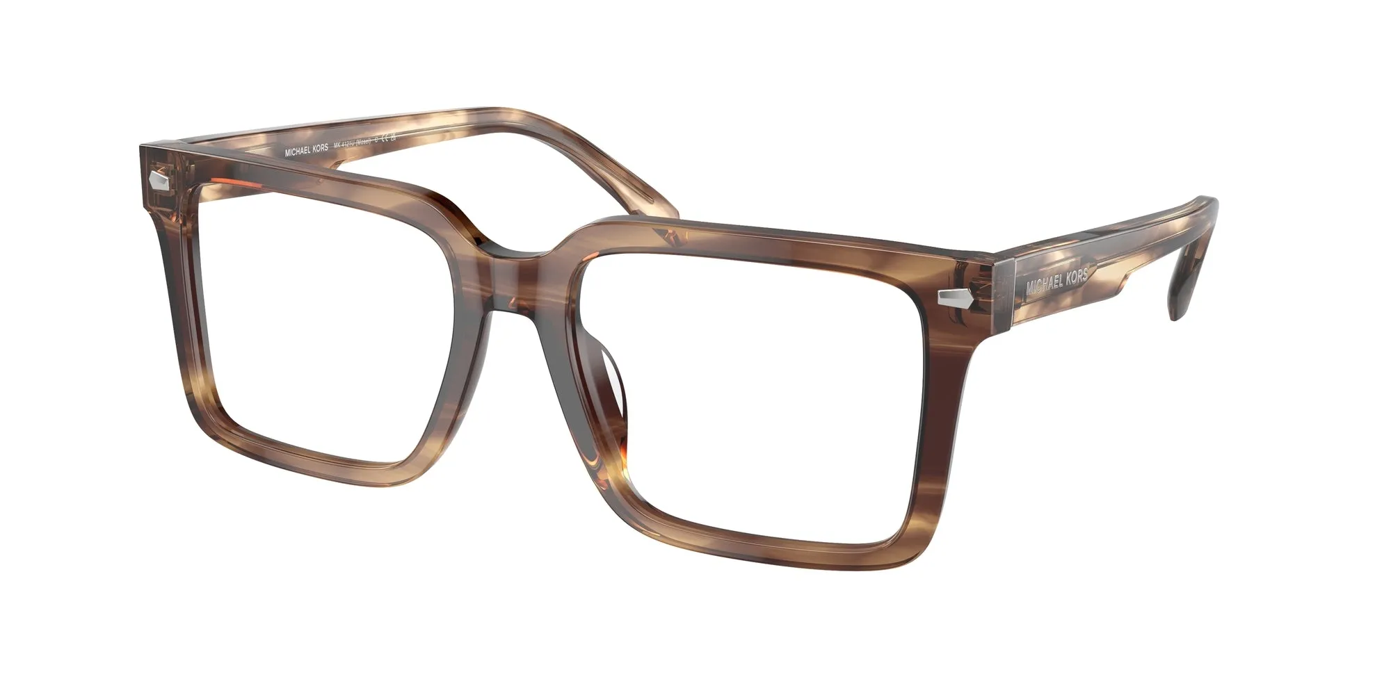 Michael Kors MK4121U MOSEL 3977 Montature da vista Acetato Marrone Squadrata Normale - immagine 1