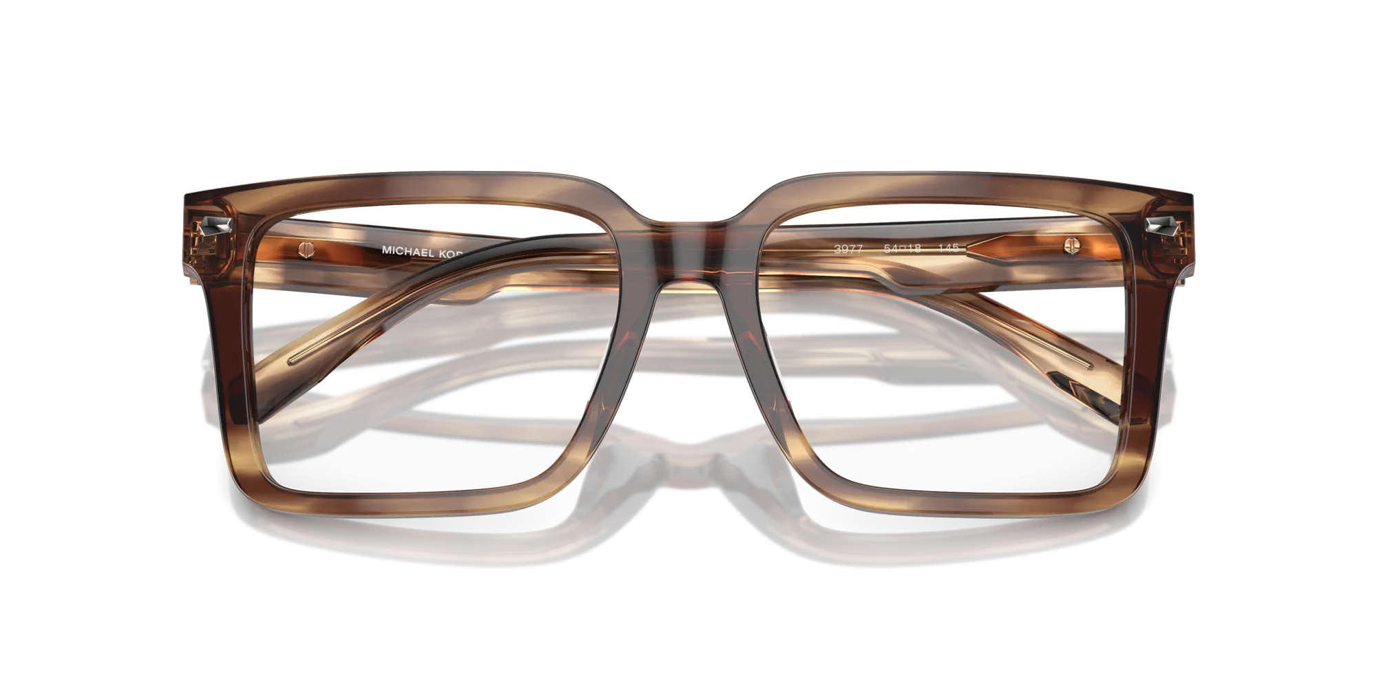 Michael Kors MK4121U MOSEL 3977 Montature da vista Acetato Marrone Squadrata Normale - immagine 2