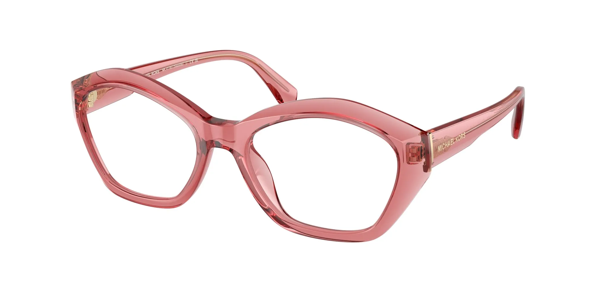 Michael Kors MK4116U SEASIDE 3970 Montature da vista Iniettato Rosa Geometrica Normale - immagine 1