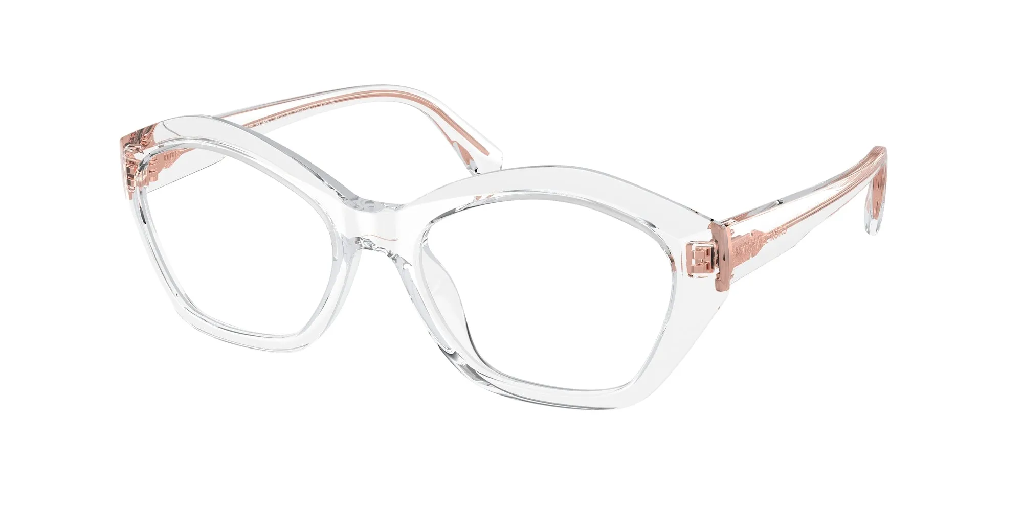 Michael Kors MK4116U SEASIDE 3015 Montature da vista Iniettato Trasparente Geometrica Normale - immagine 1