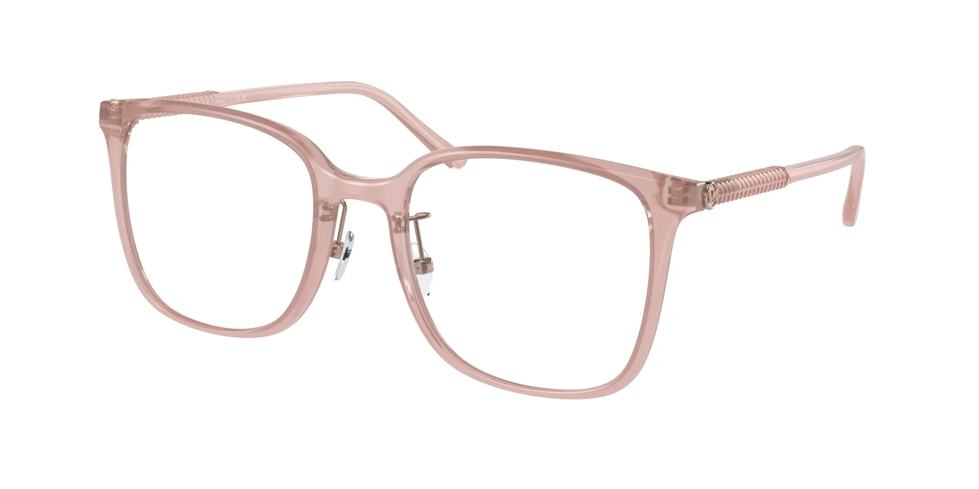 Michael Kors MK4108D BORACAY 3933 Montature da vista Iniettato Rosa Trasparente Squadrata Normale - immagine 1