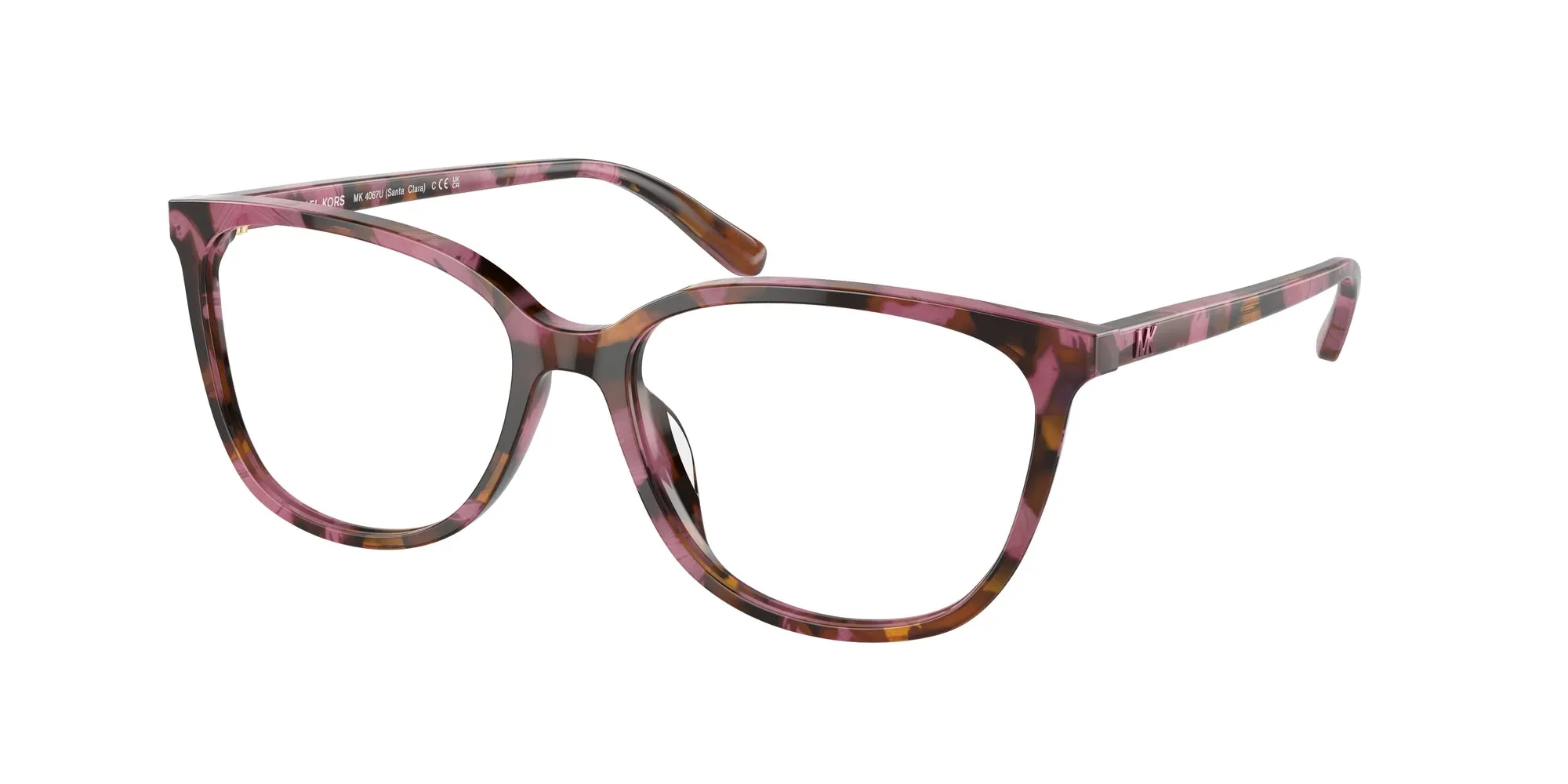 Michael Kors MK4067U SANTA CLARA 3998 Montature da vista Acetato Tartaruga Squadrata Normale - immagine 1