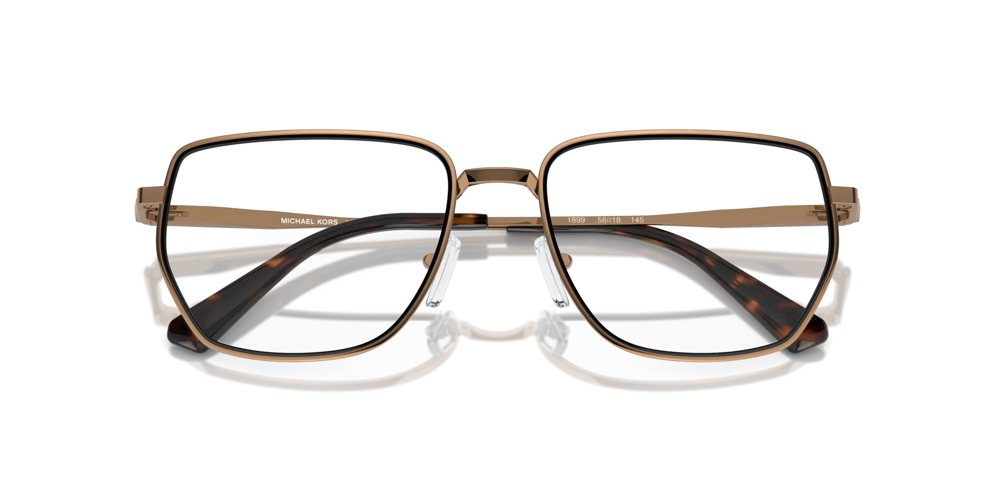 Michael Kors MK3080 STEAMBOAT 1899 Montature da vista Metallo Oro Geometrica Normale - immagine 2