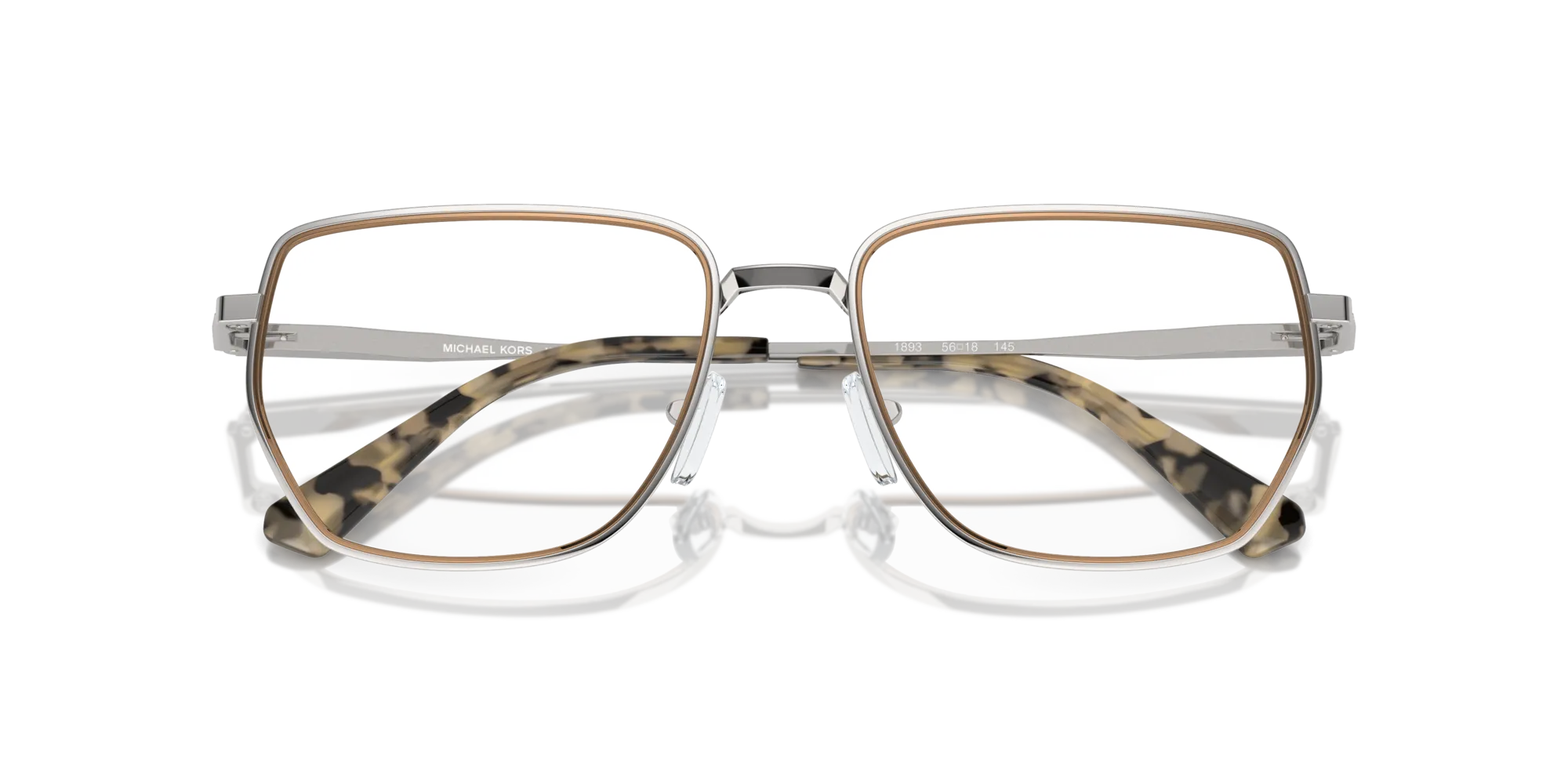 Michael Kors MK3080 STEAMBOAT 1893 Montature da vista Metallo Argento Geometrica Normale - immagine 2