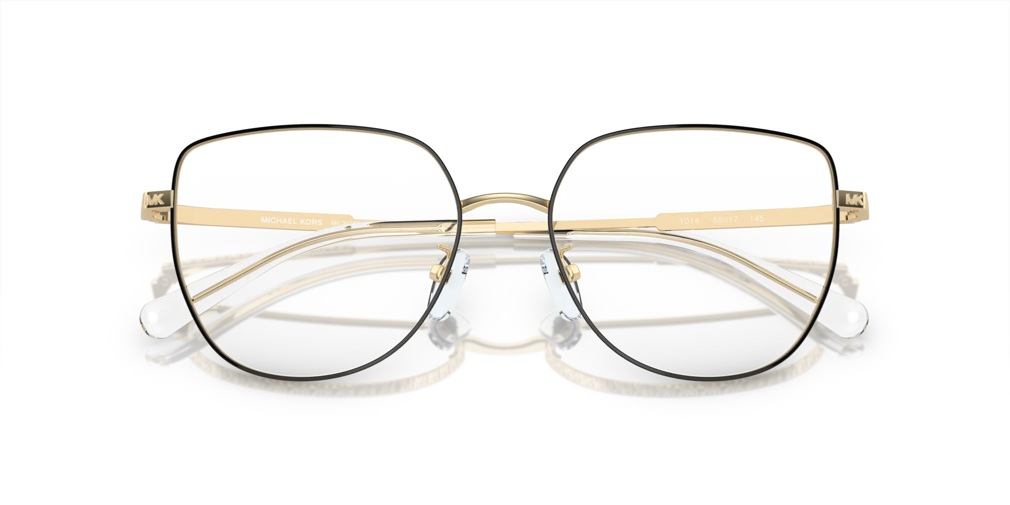 Michael Kors MK3075D JAIPUR 1014 Montature da vista Metallo Oro Trasparente Rotonda Normale - immagine 2