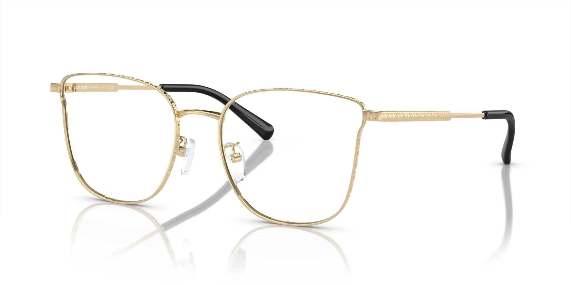Michael Kors MK3073D KOH LIPE 1016 Montature da vista Metallo Oro Trasparente Cat Eye Normale - immagine 4
