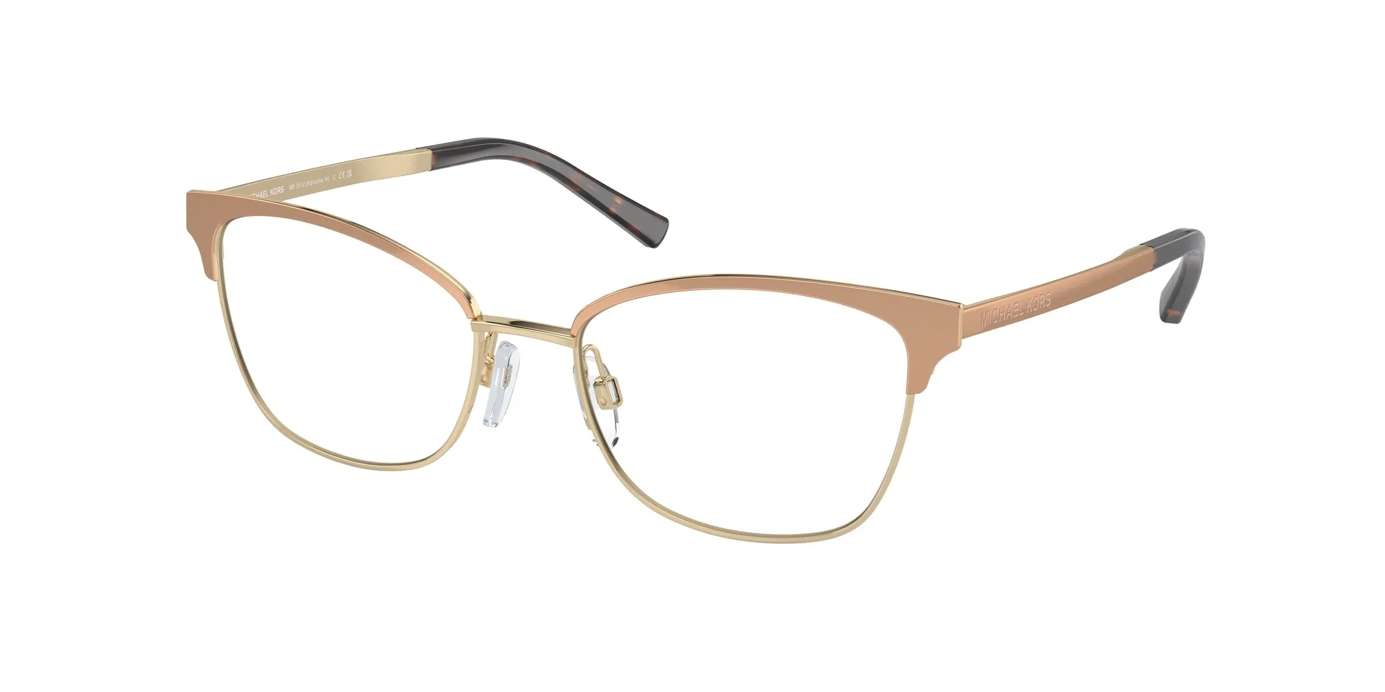 Michael Kors MK3012 ADRIANNA IV 1213 Montature da vista Metallo Bronzo Cat Eye Normale - immagine 1