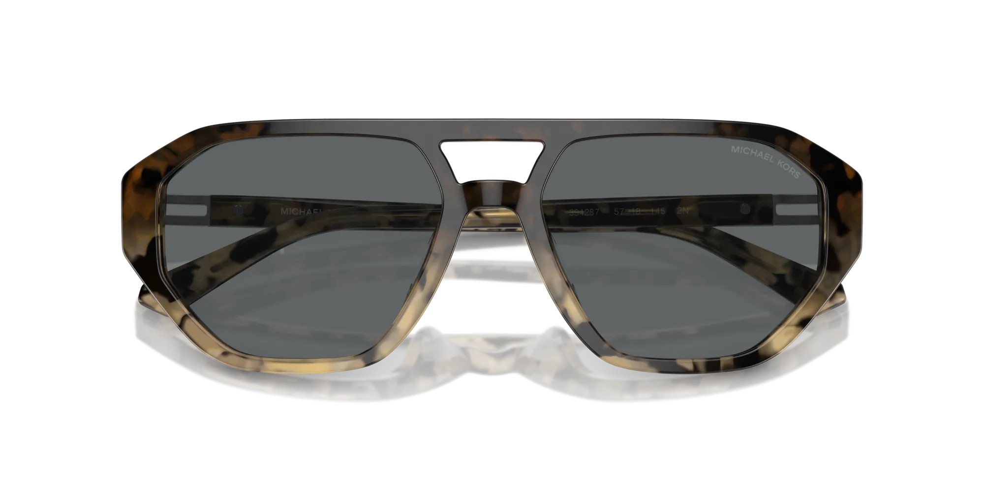 Michael Kors MK2219U ZURICH 394287 Occhiali da sole Acetato Multi-colore Grigio Pilot Normale - immagine 2