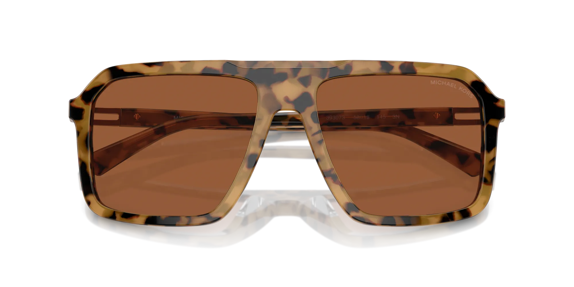 Michael Kors MK2218U MURREN 393073 Occhiali da sole Acetato Tartaruga Marrone Squadrata Normale - immagine 2