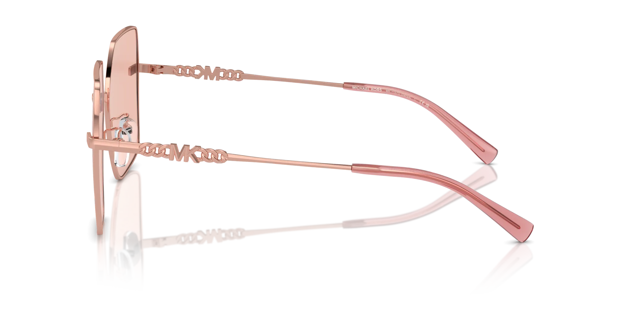 Michael Kors MK1157D SANYA 110884 Occhiali da sole Metallo Oro Rosa Squadrata Normale - immagine 4