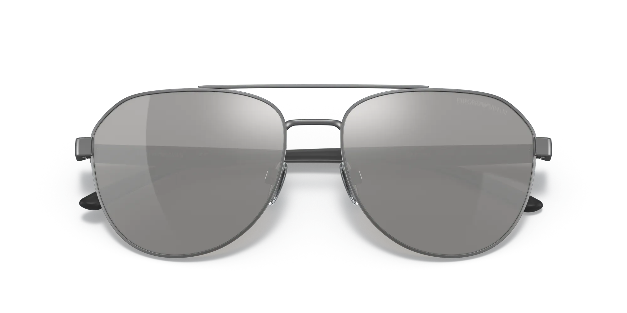 Emporio Armani EA2129D 3003Z3 Occhiali da sole Metallo Grigio Grigio Pilot Polarizzata - immagine 2