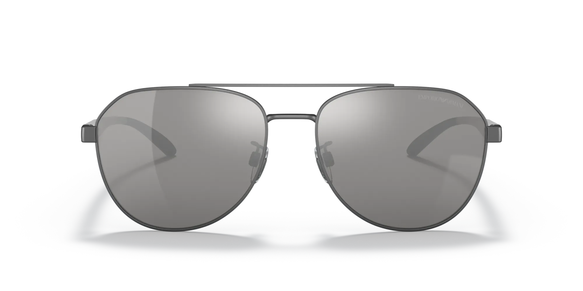Emporio Armani EA2129D 3003Z3 Occhiali da sole Metallo Grigio Grigio Pilot Polarizzata - immagine 3