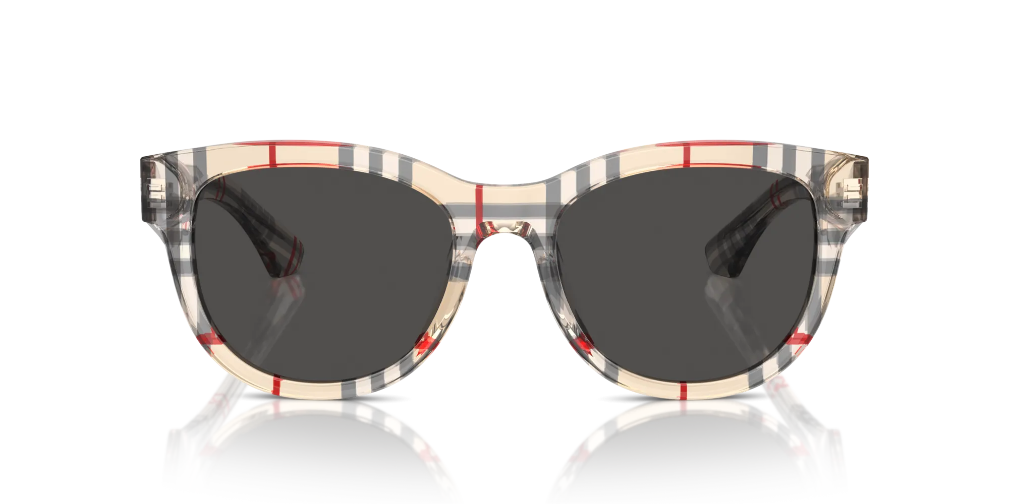 Burberry BE4432U 412287 Occhiali da sole Acetato Marrone Grigio Pantos Normale - immagine 3