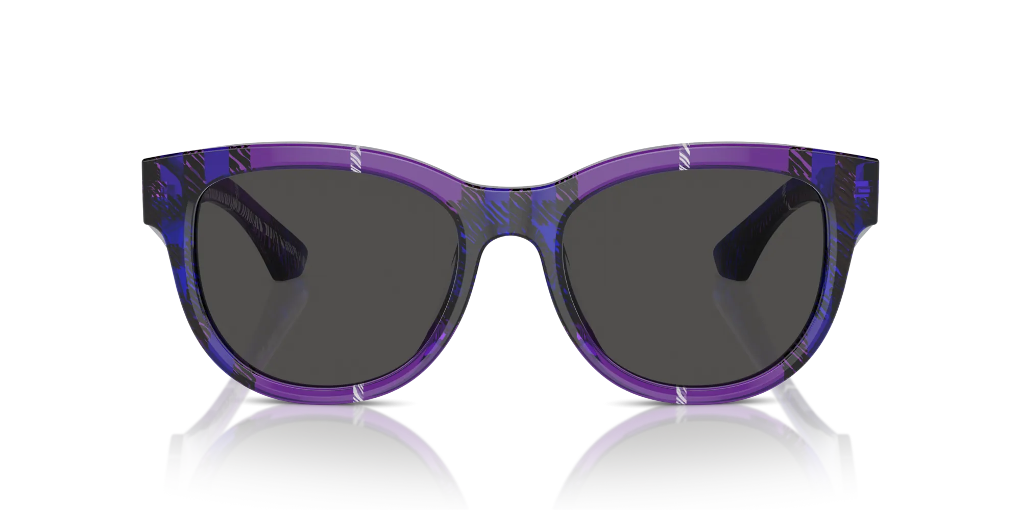 Burberry BE4432U 411387 Occhiali da sole Acetato Viola Grigio Pantos Normale - immagine 3