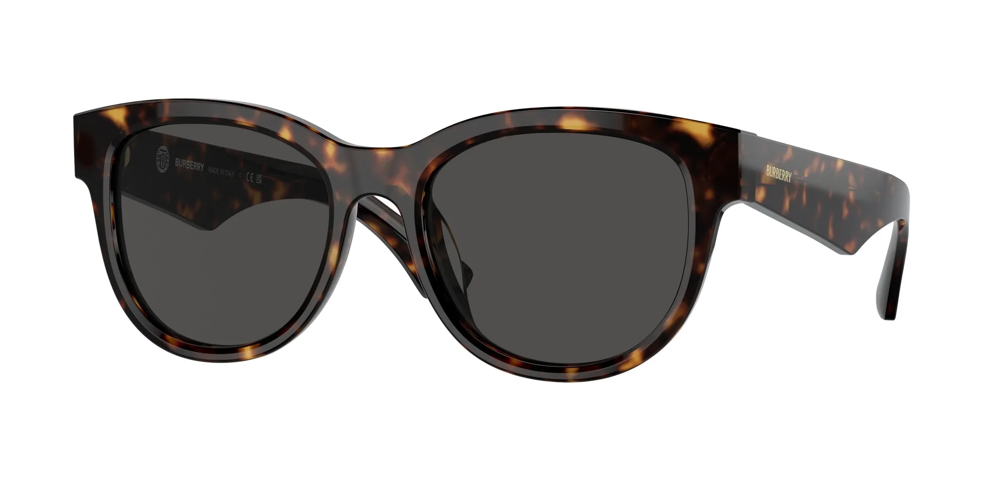 Burberry BE4432U 300287 Occhiali da sole Acetato Marrone Grigio Pantos Normale - immagine 1