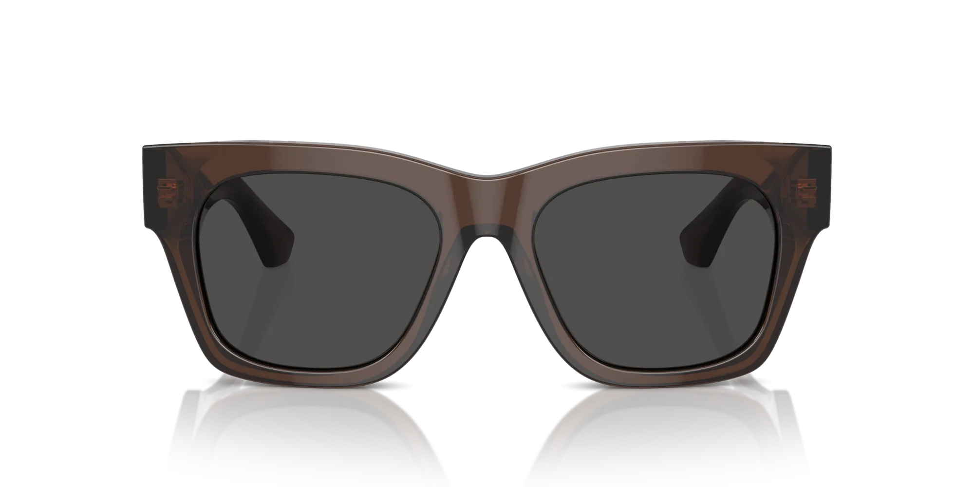 Burberry BE4424 411687 Occhiali da sole Acetato Marrone Grigio Squadrata Normale - immagine 3