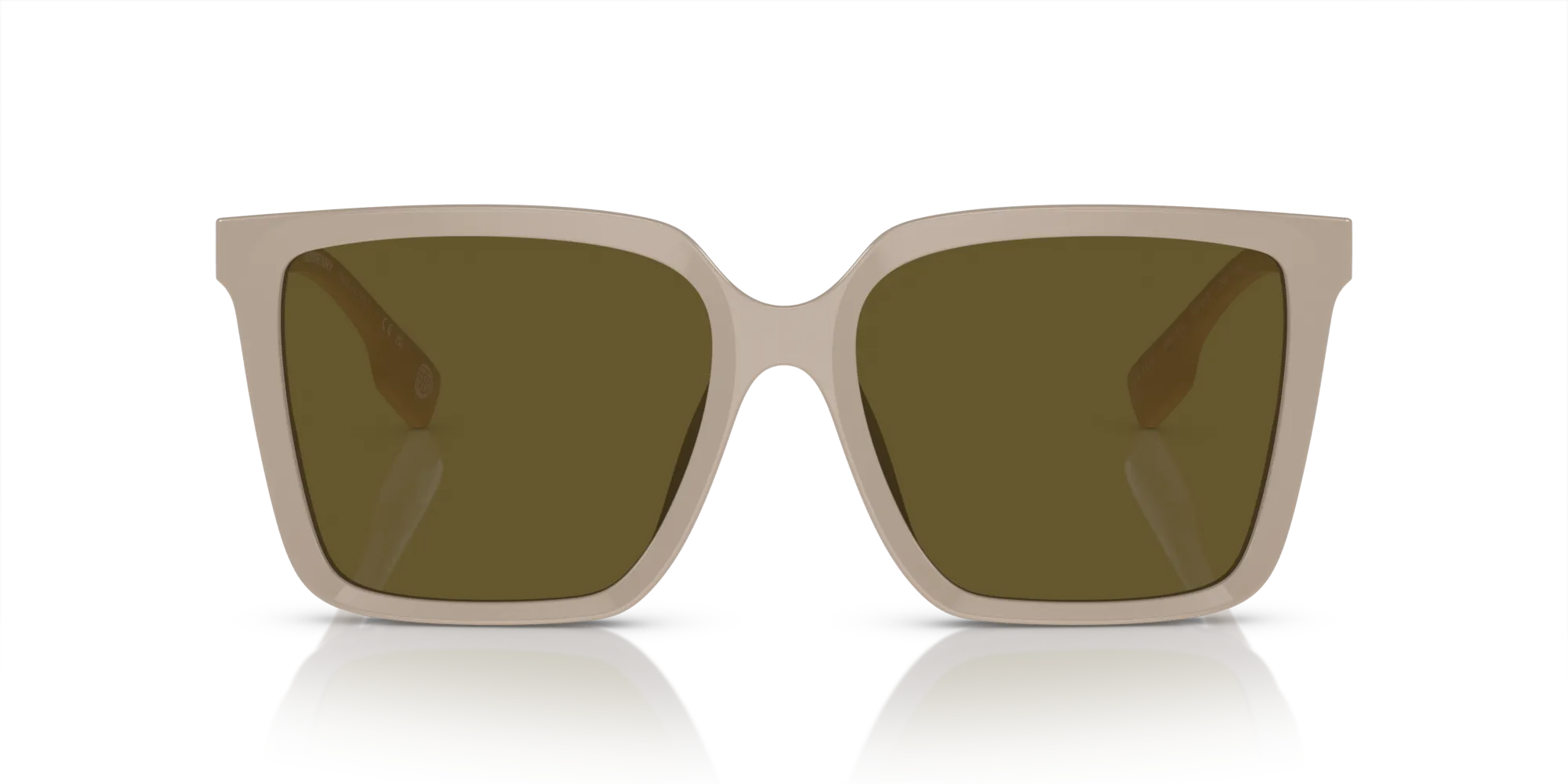 Burberry BE4411D 380773 Occhiali da sole Acetato Beige Marrone Squadrata Normale - immagine 3