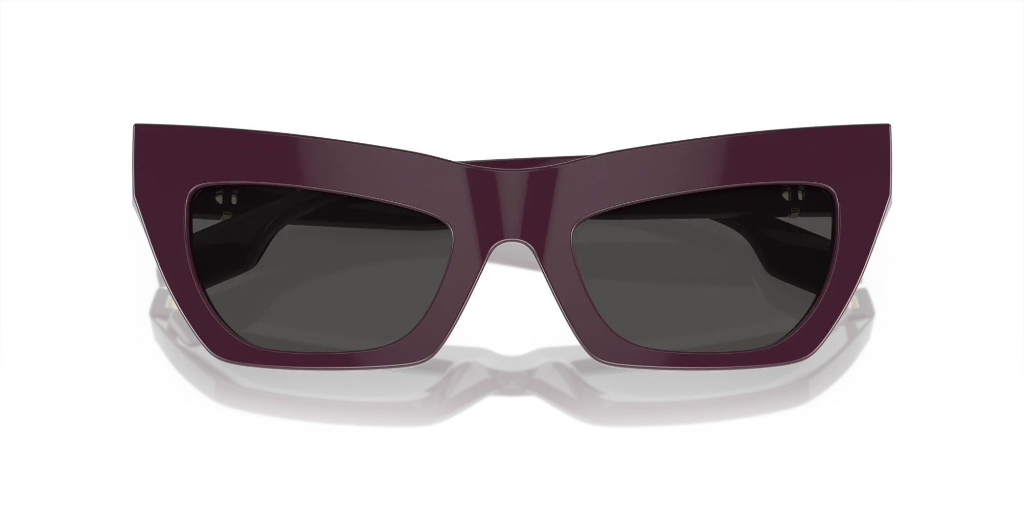 Burberry BE4405 397987 Occhiali da sole Acetato Rosso Grigio Cat Eye Normale - immagine 2