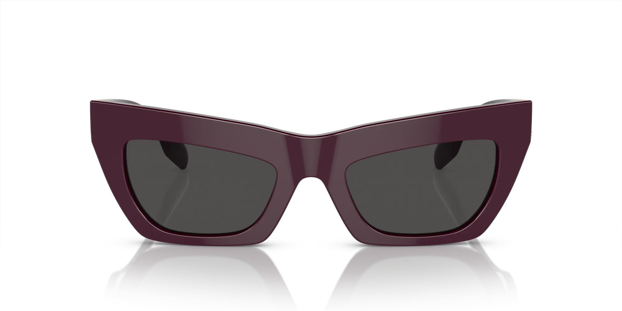 Burberry BE4405 397987 Occhiali da sole Acetato Rosso Grigio Cat Eye Normale - immagine 3
