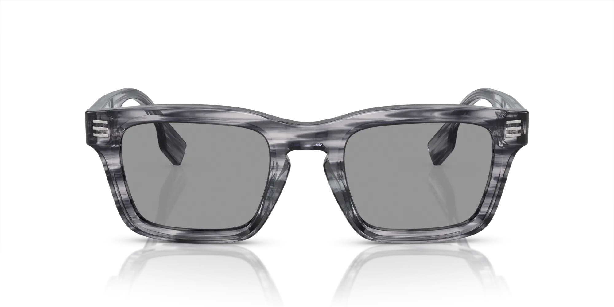 Burberry BE4403 4097/1 Occhiali da sole Acetato Grigio Grigio Squadrata Normale - immagine 3
