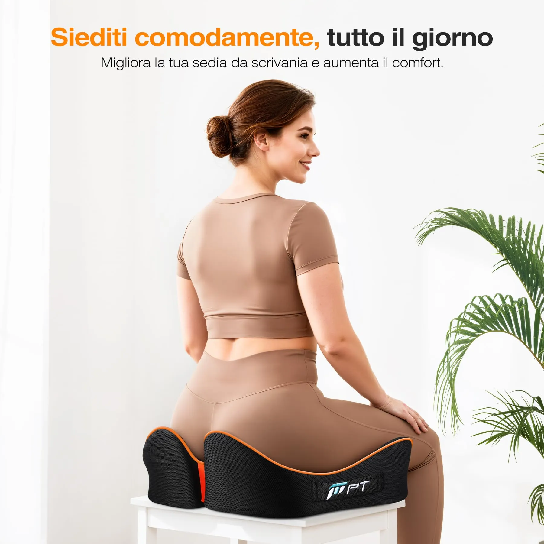 POOTACK Cuscino Sedia Ufficio Memory Foam, Comfort e Supporto per Sedute - immagine 2