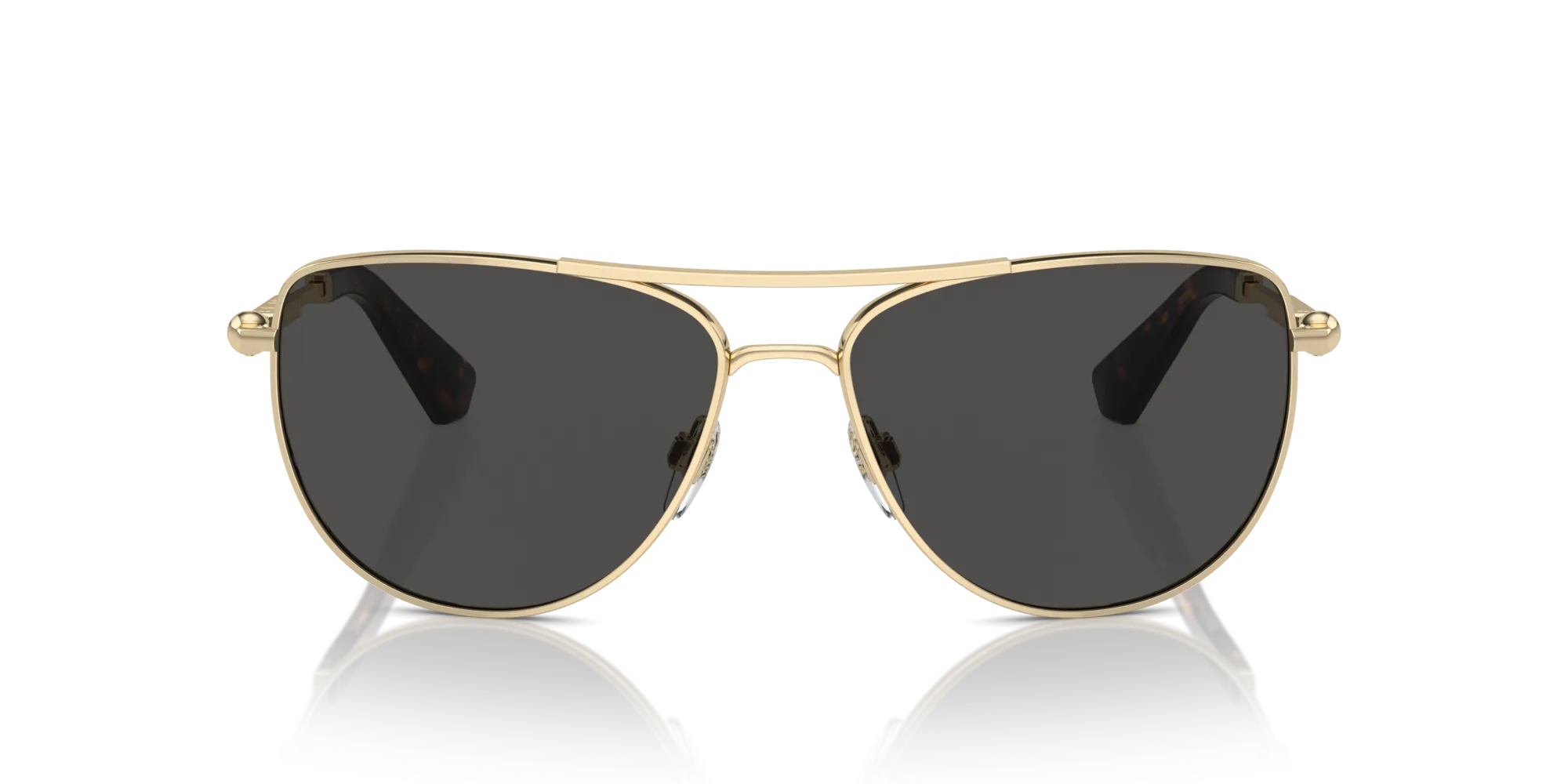 Burberry BE3149 110987 Occhiali da sole Metallo Oro Grigio Pilot Normale - immagine 3