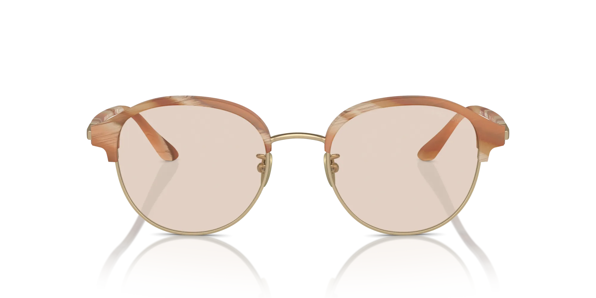 Giorgio Armani AR8215 6067M4 Occhiali da sole Acetato Giallo Marrone Pantos Fotocromatiche Fotocromatico - immagine 3