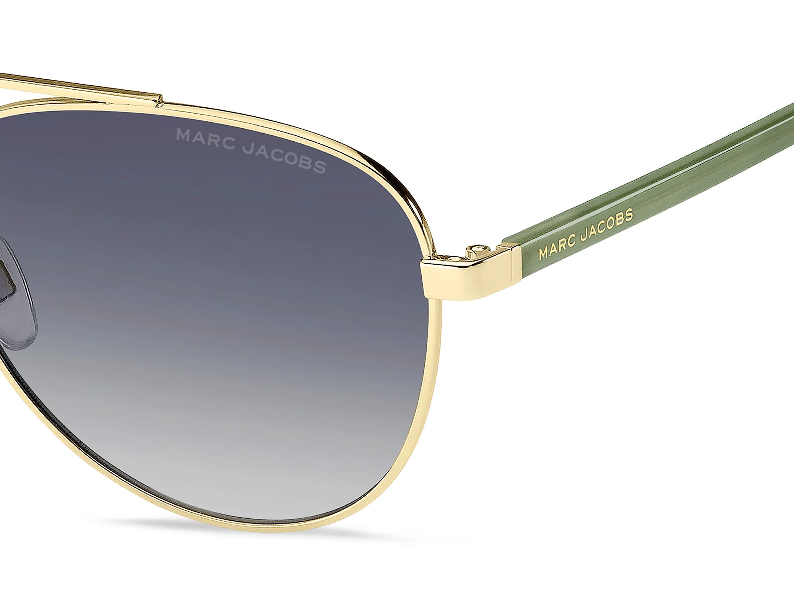 Marc Jacobs MARC 760/S PEF/GB Occhiali da sole Metallo Oro Multicolore Pilot Sfumato - immagine 3