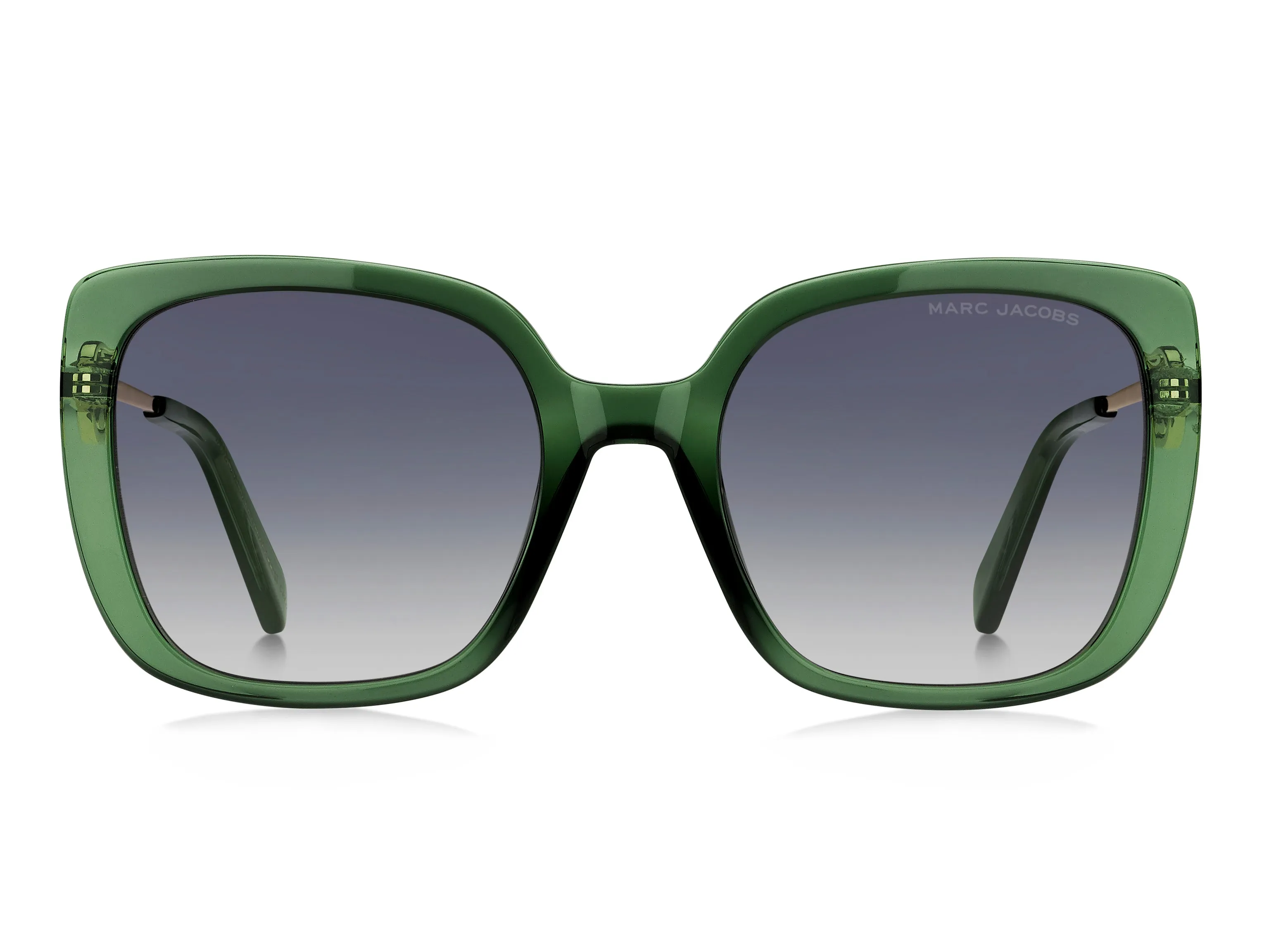 Marc Jacobs MARC 727/S 1ED/GB Occhiali da sole Acetato Verde Multicolore Squadrata Sfumato - immagine 2