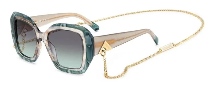 Missoni MIS 0168/G/S YQ3/IB Occhiali da sole Acetato Verde Multicolore Squadrata Sfumato - immagine 1