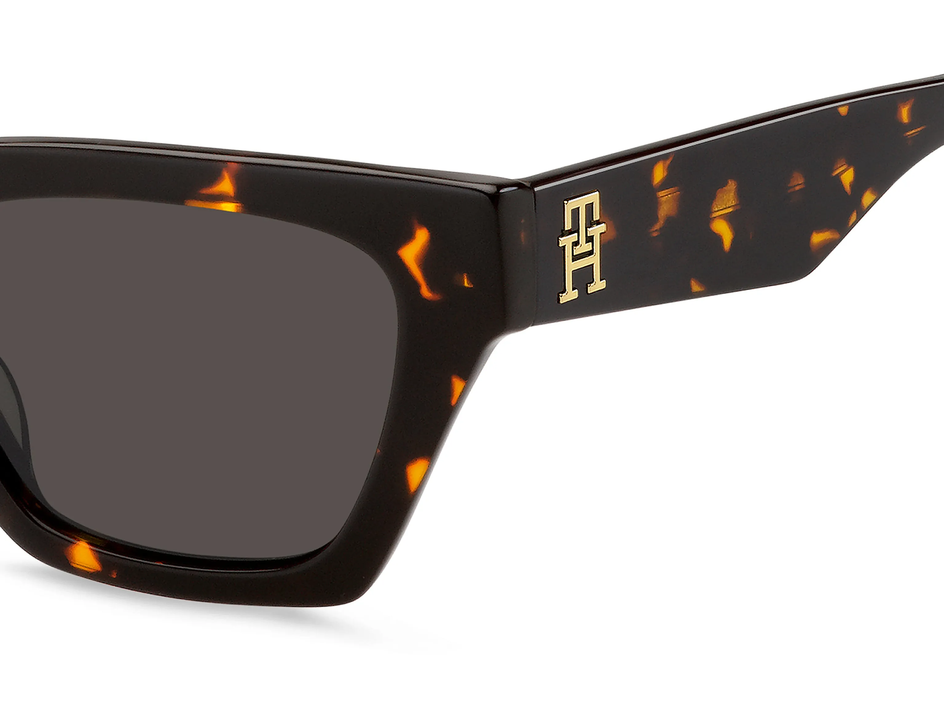 Tommy Hilfiger TH 2101/S 086/IR Occhiali da sole Acetato Havana Grigio Geometrica - immagine 3