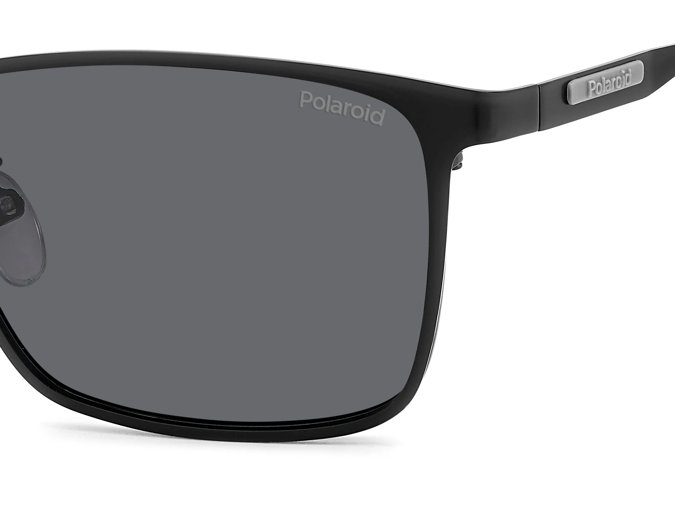 Polaroid PLD 2159/G/S/X 003/M9 Occhiali da sole Metallo Nero Grigio Geometrica Polarizzata - immagine 4