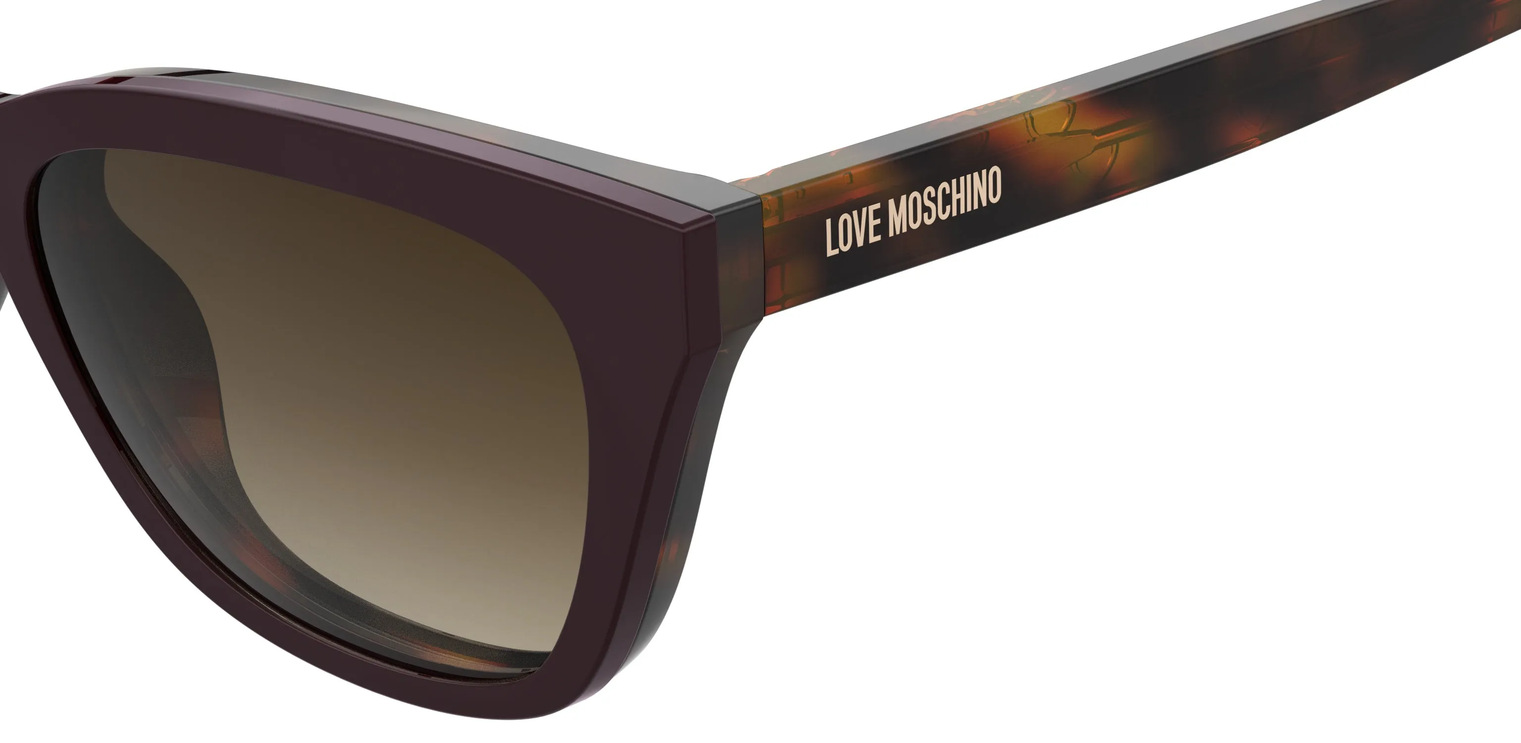Moschino Moschino MOL071/CS MFX/HA Occhiali da sole Havana Marrone Sfumato - immagine 3