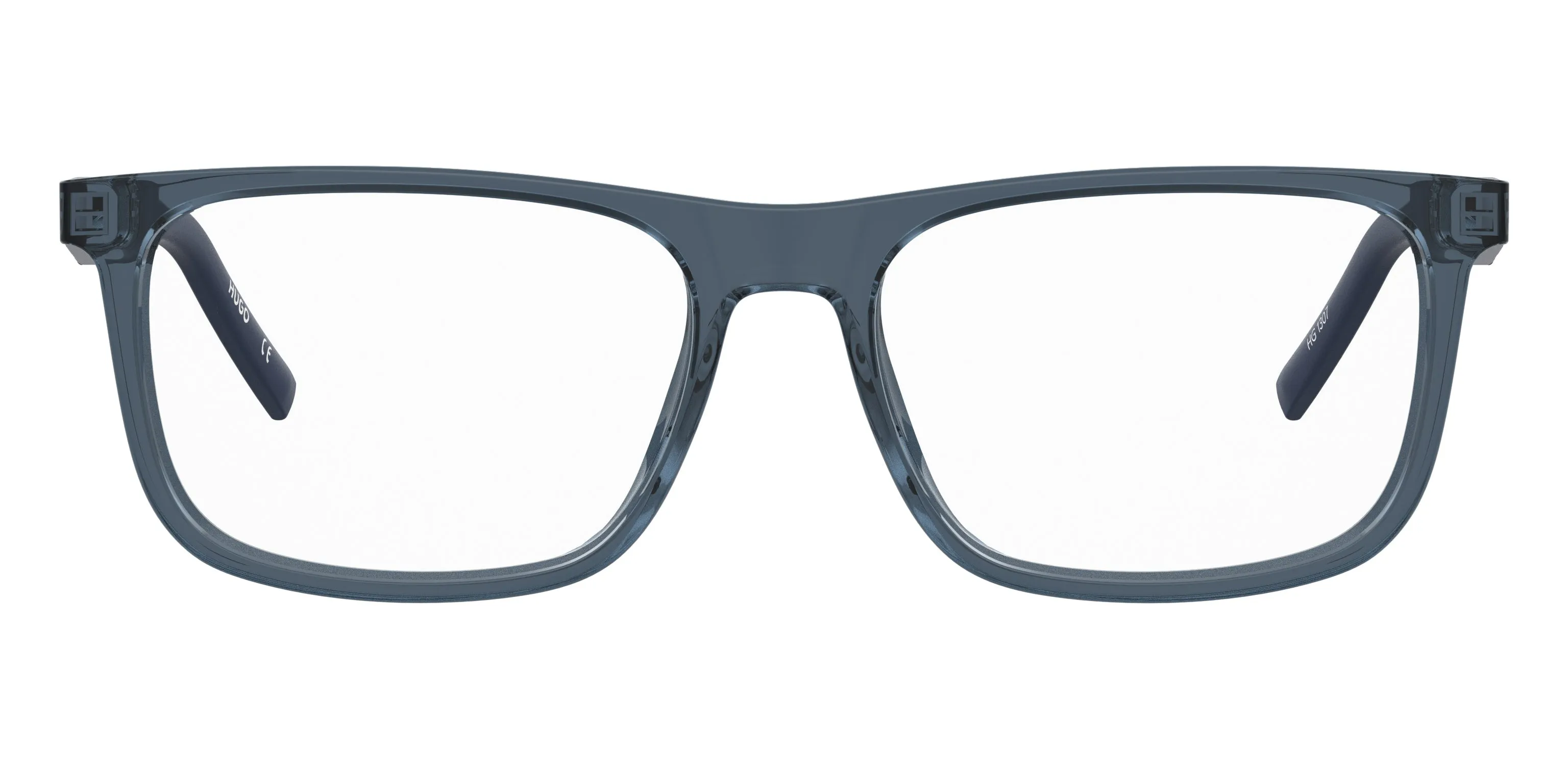 Hugo Boss HG 1307 PJP Montature da vista Iniettato Blu Squadrata - immagine 2