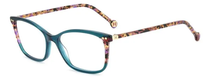 Carolina Herrera HER 0246 1ED Montature da vista Acetato Verde Squadrata - immagine 1