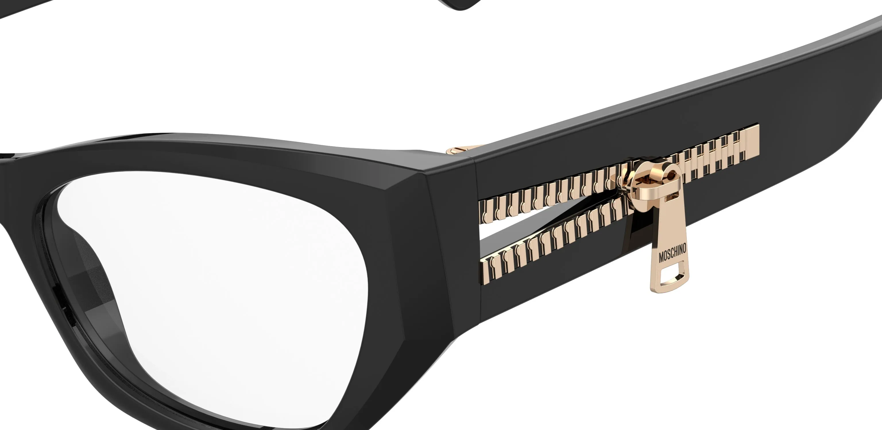 Moschino MOS632 807 Montature da vista Acetato Nero Cat Eye - immagine 3